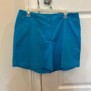 Blue Cotton Shorts